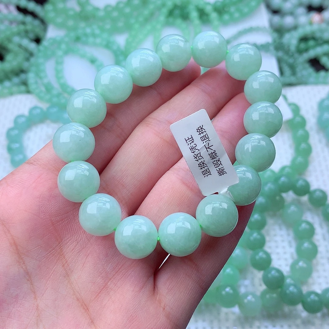 翡翠未镶嵌毛衣链卡13