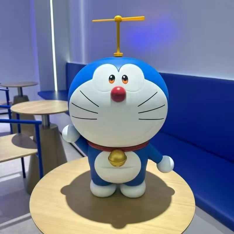 45cm哆啦A梦摆件叮当猫胖子客厅潮玩手办机器猫公仔模型卡通礼物