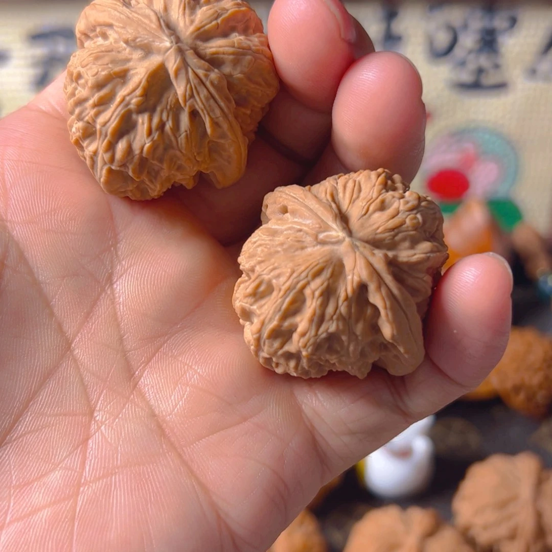 把件文玩核桃白狮子36