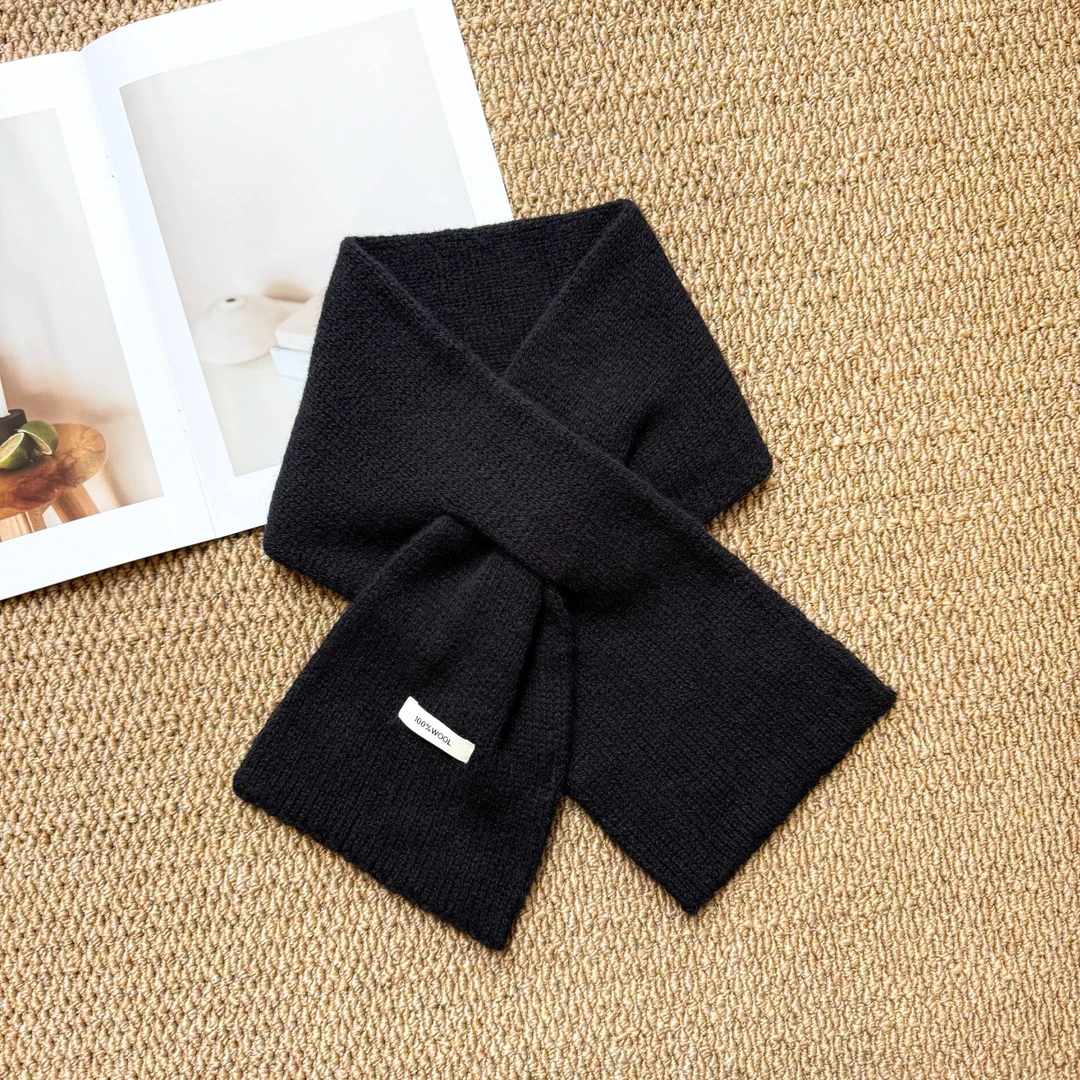 【PGXIAOM】润秀定制黑色围巾WJ435