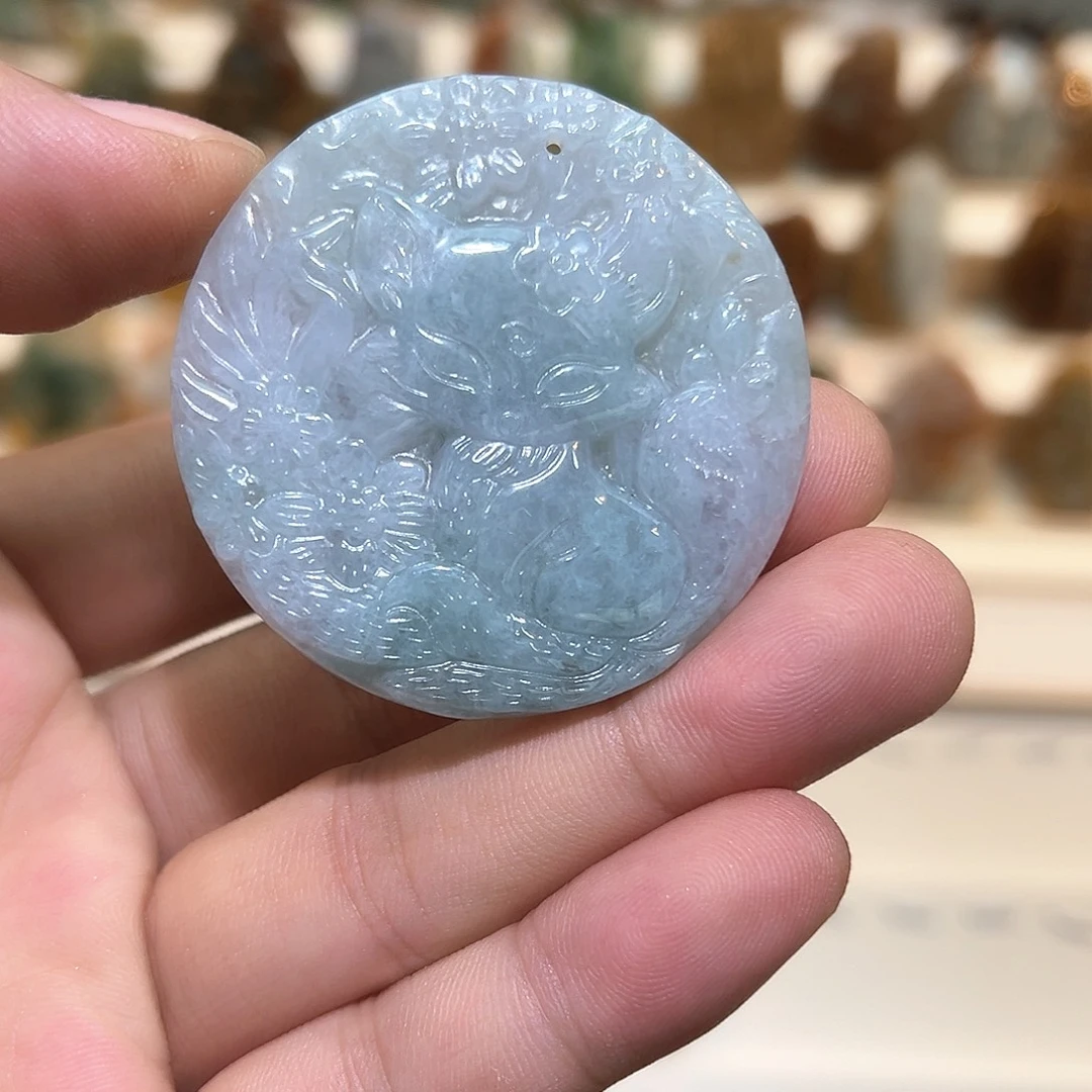 颈饰未镶嵌翡翠挂件