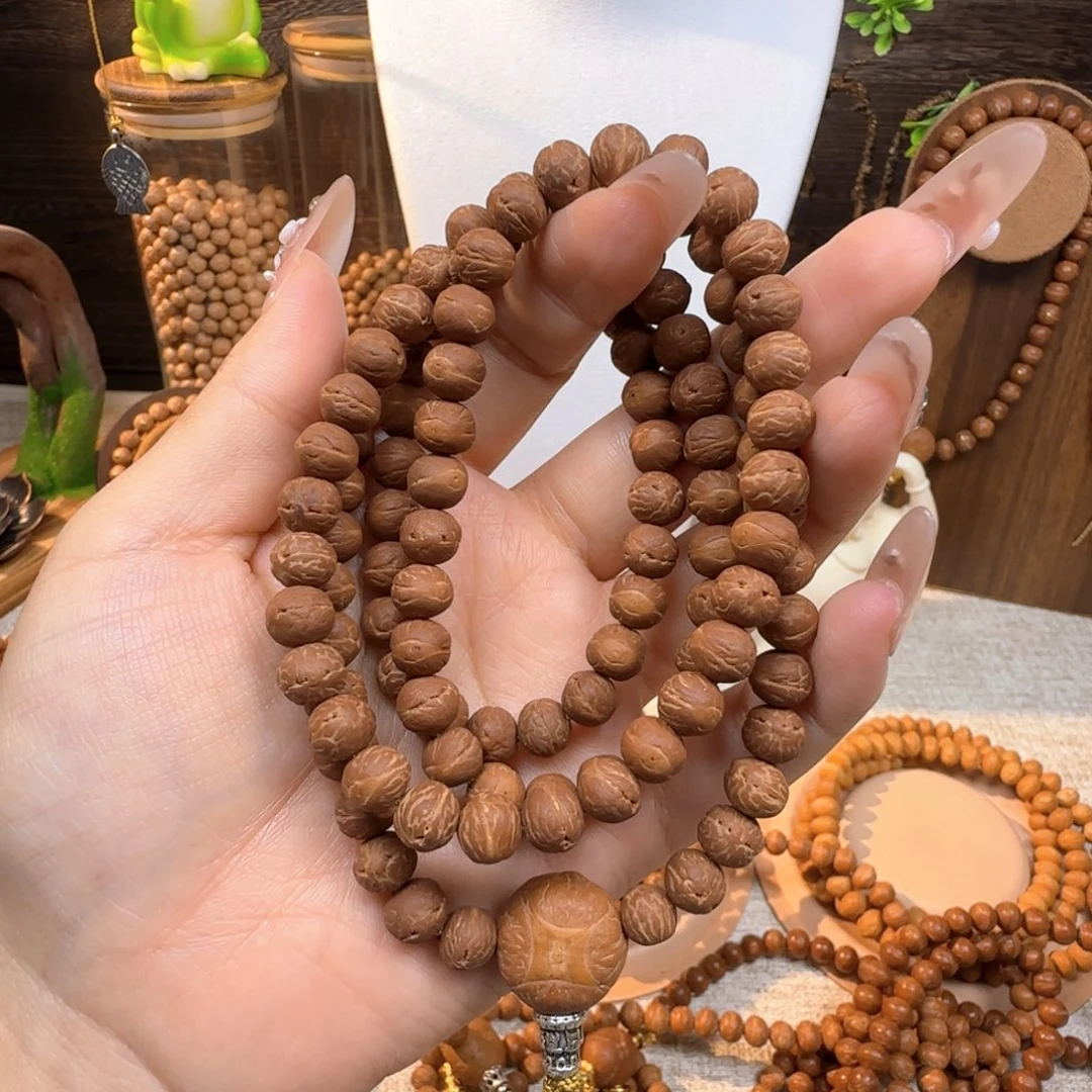 ****主凤眼菩提吊坠108红皮