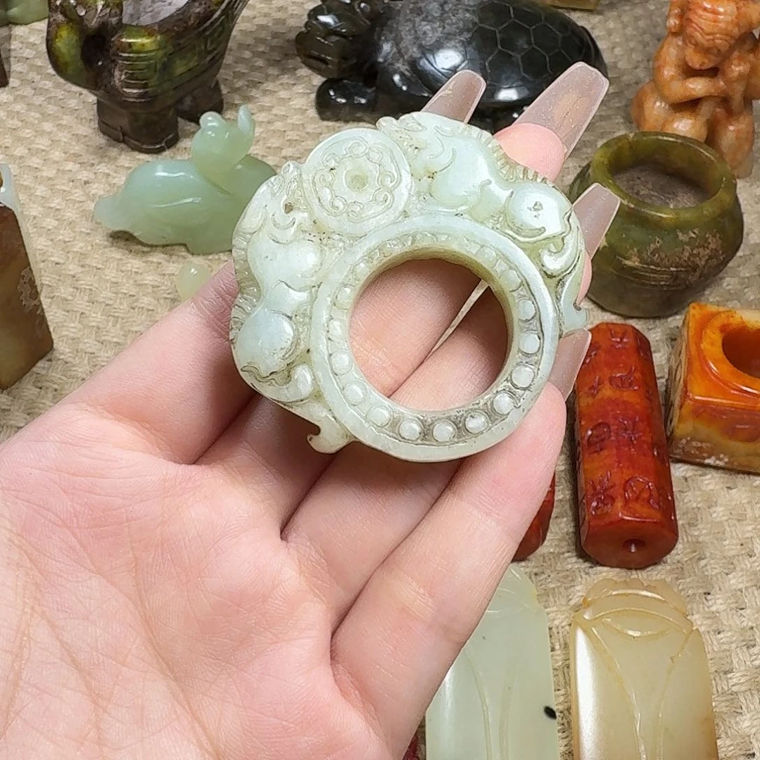 白玉菩提吊坠挂件