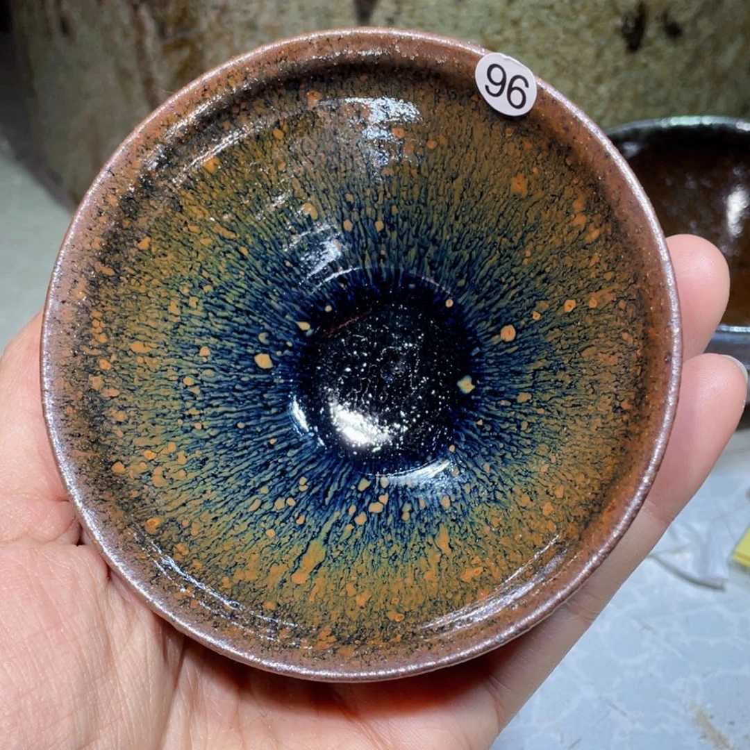 茶盏龙窑柴烧建盏96