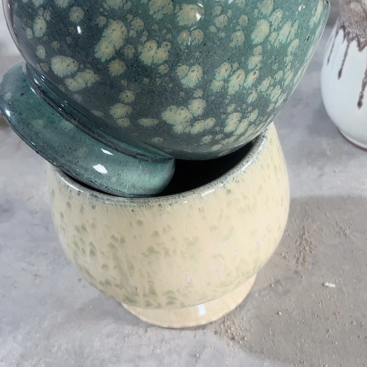 紫砂花盆高18口17