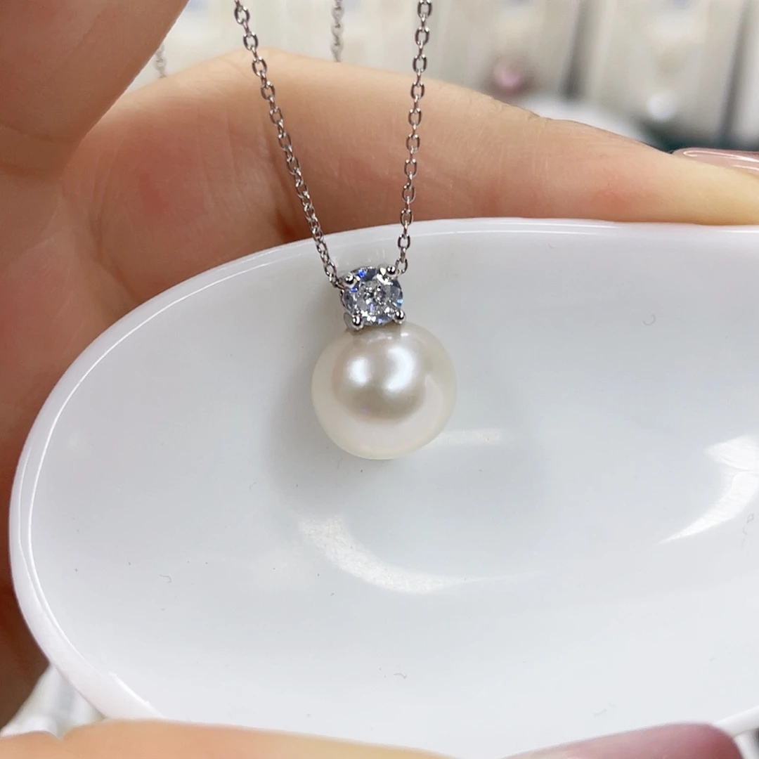 淡水珍珠未镶嵌吊坠(赠链)