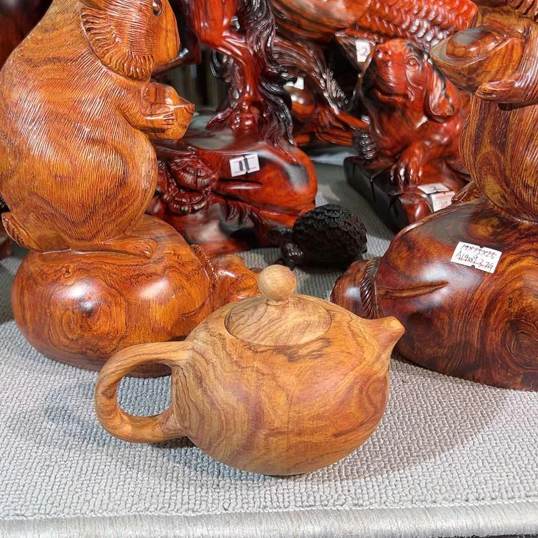 木越南黄花梨把把壶