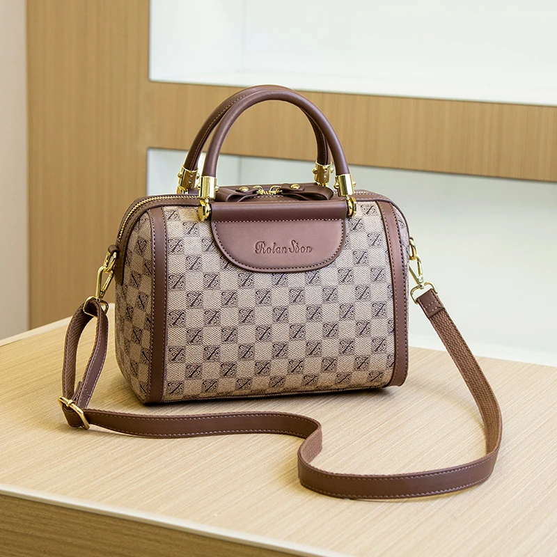 大容量波士顿枕头包手提单肩斜挎包