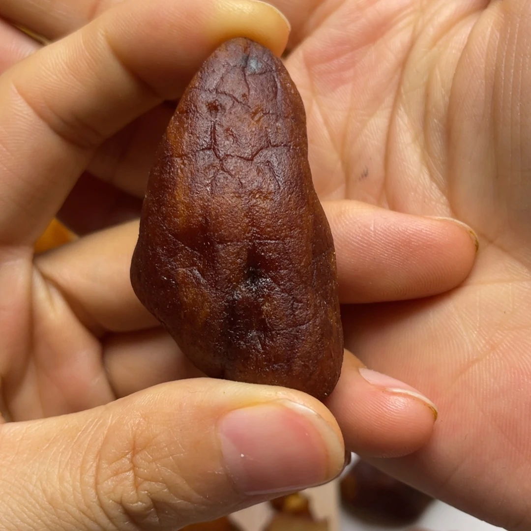 定制琥珀未镶嵌蜜蜡订制打孔手把