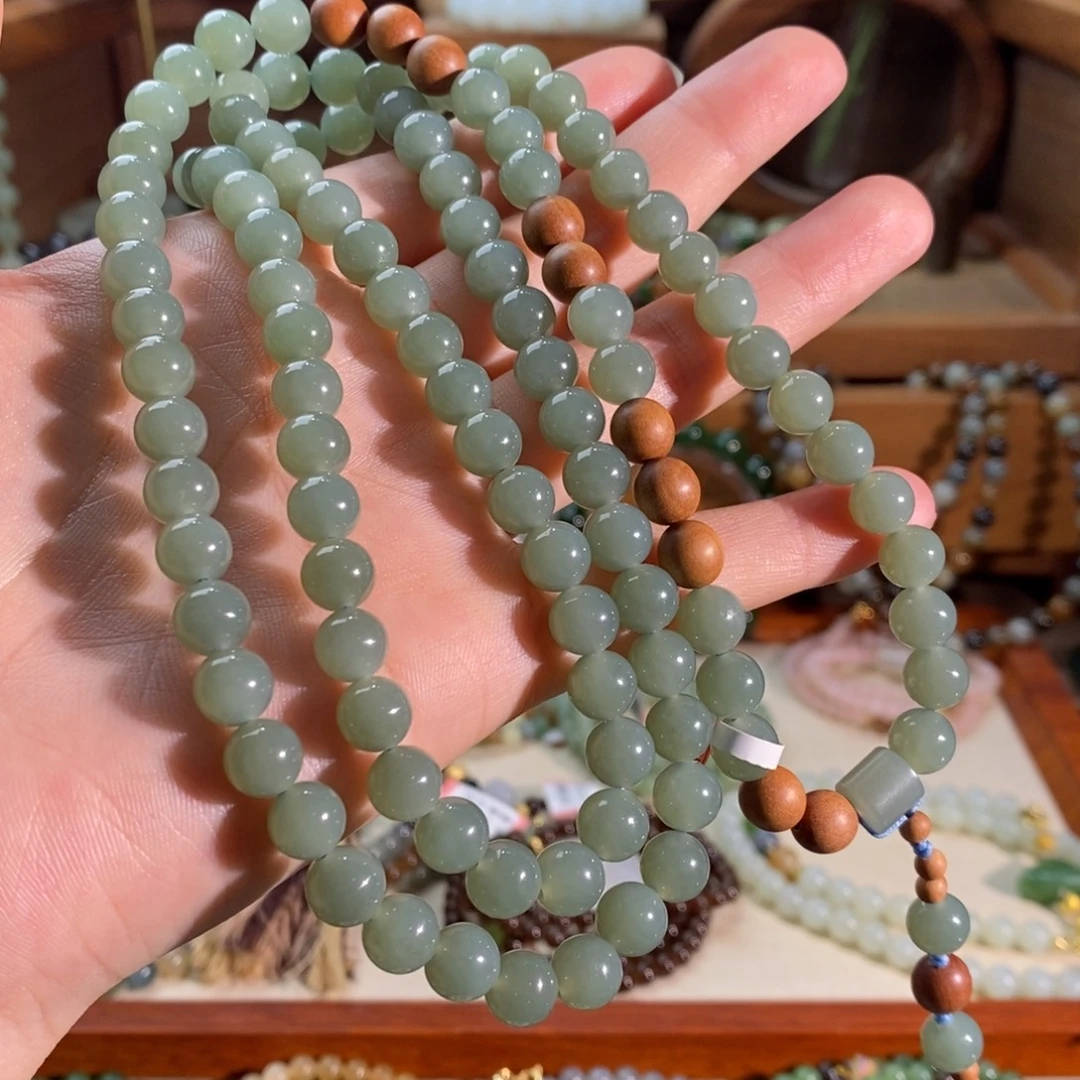 和田玉未镶嵌手链