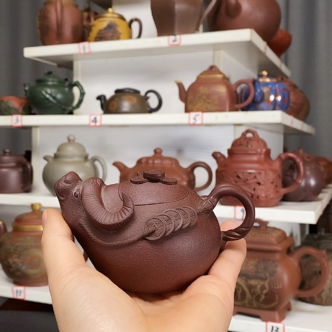 茶壶紫砂原矿紫砂壶