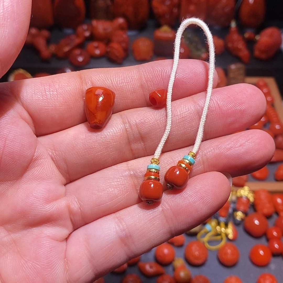 豆***豆南红玛瑙未镶嵌配饰