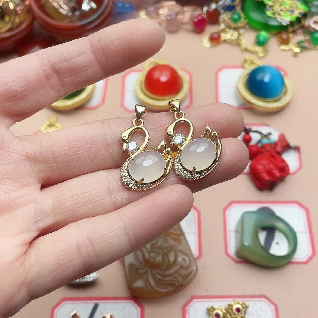 合金颈饰玛瑙/玉髓