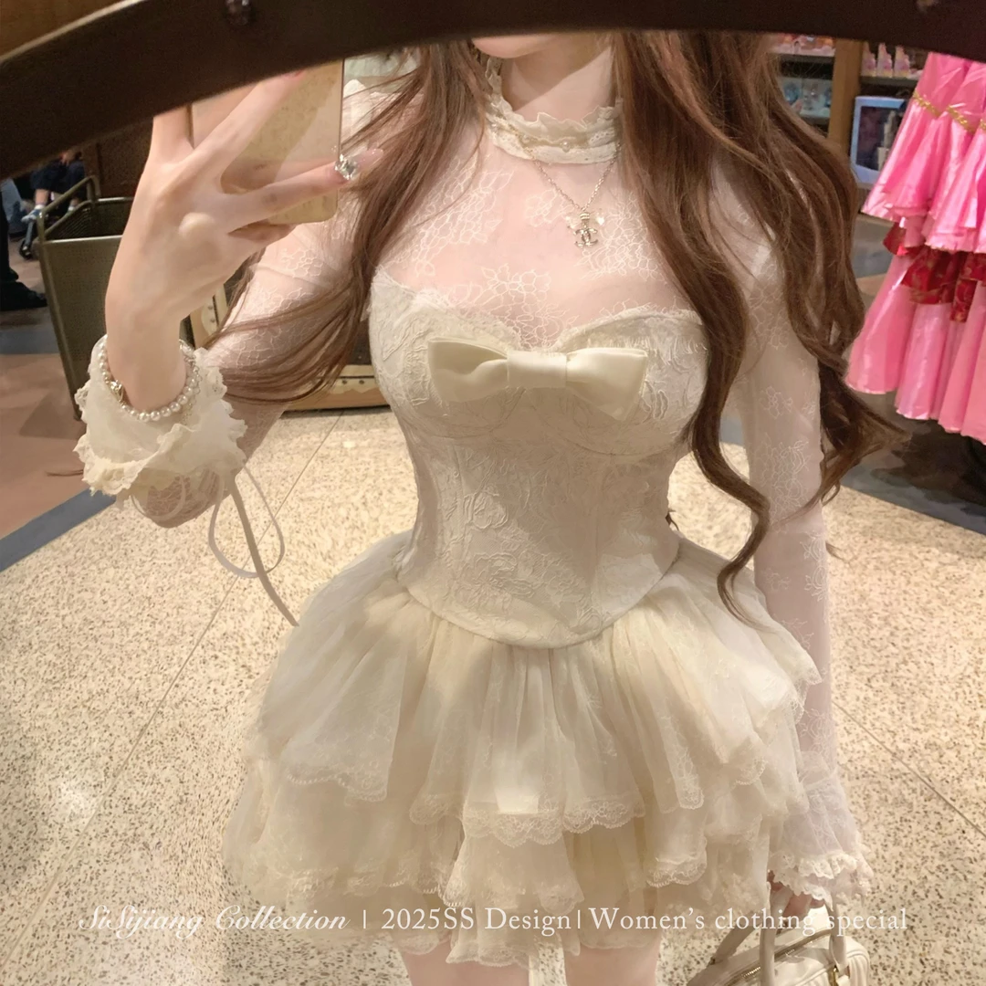 SISI JIANG【9/22 00:00新品】“奶油塔塔”连衣裙