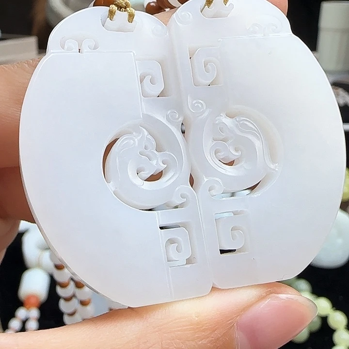 和田玉挂件未镶嵌定制发货