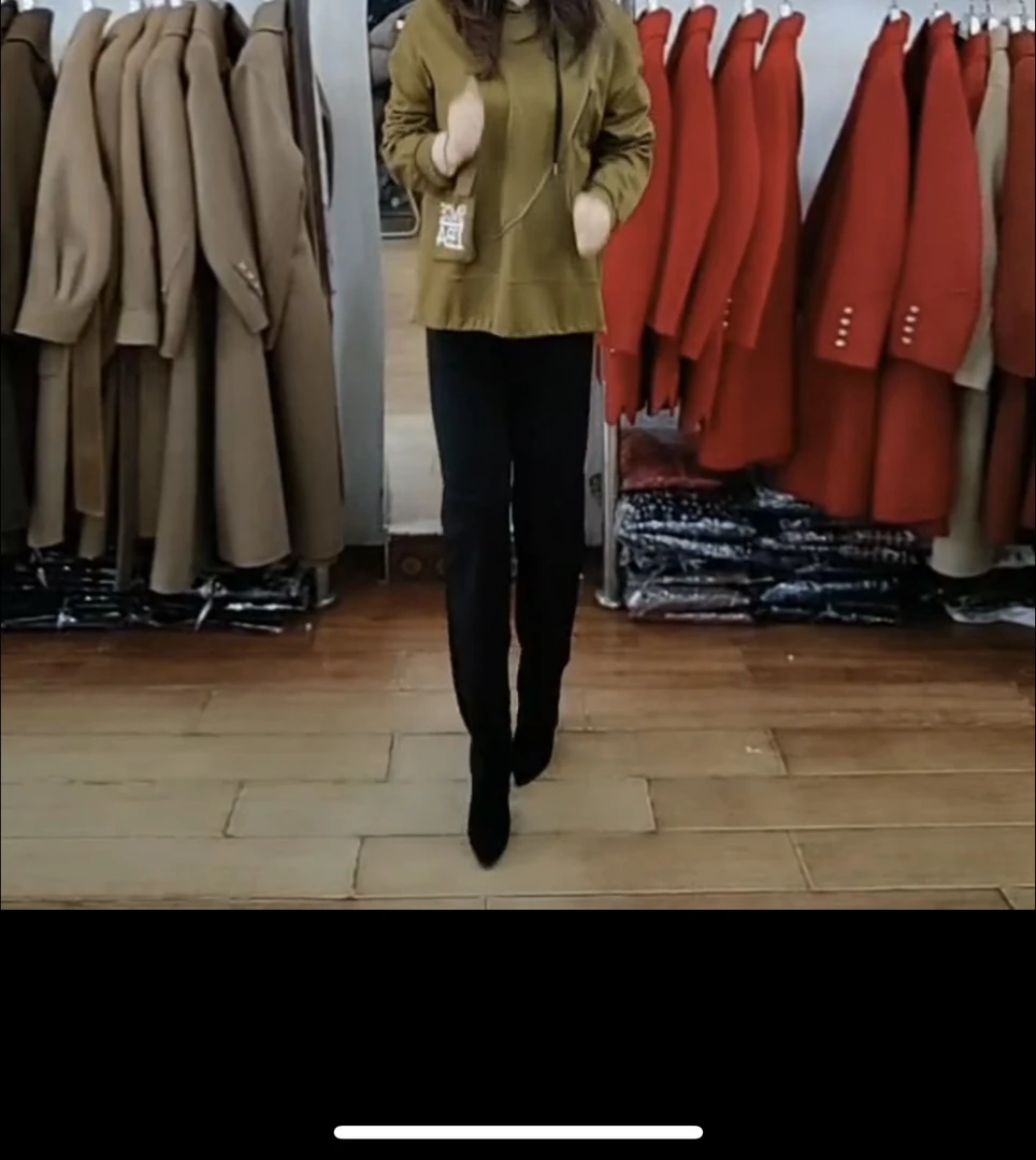 显瘦针织秋冬气质中腰卫衣