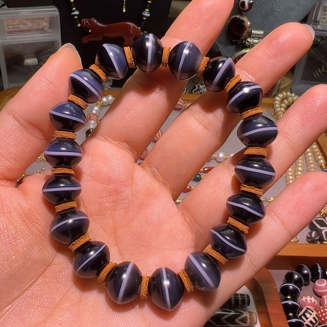 习***然玛瑙/玉髓未镶嵌手链