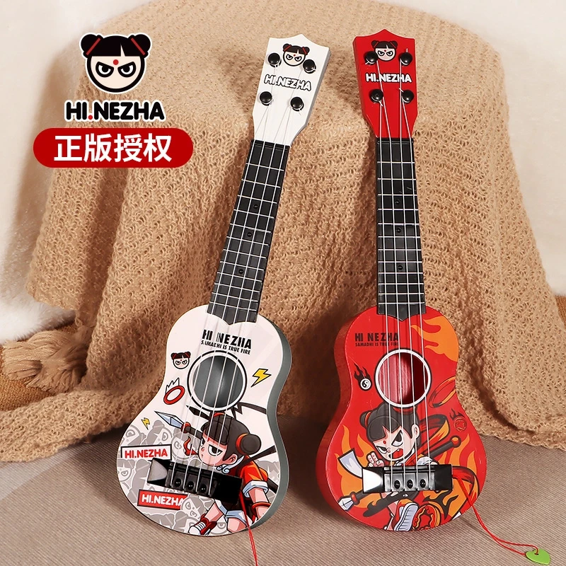 哪吒儿童尤克里里小吉他弹奏乐器启蒙创意玩具