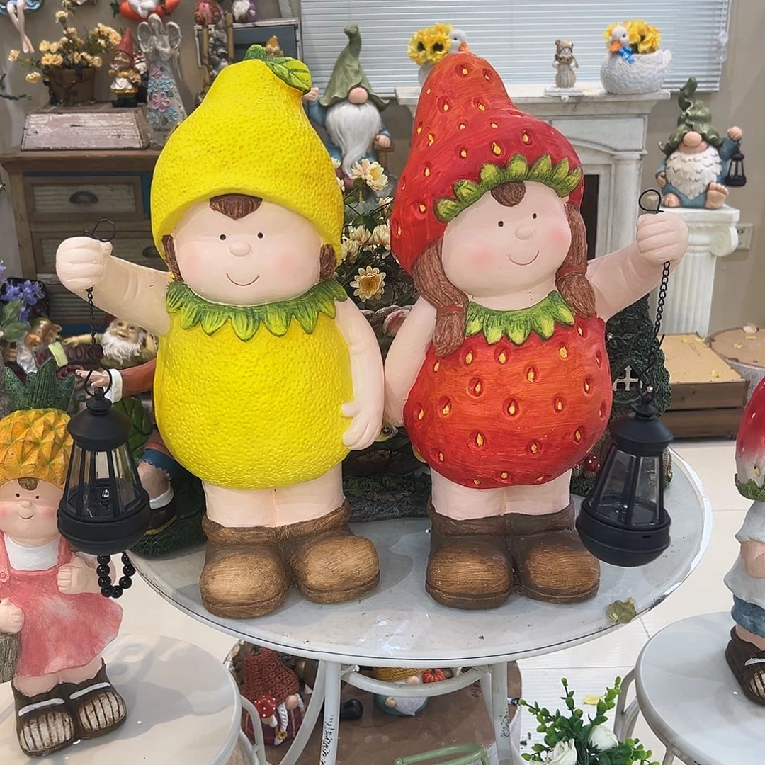 花园摆件红红火火