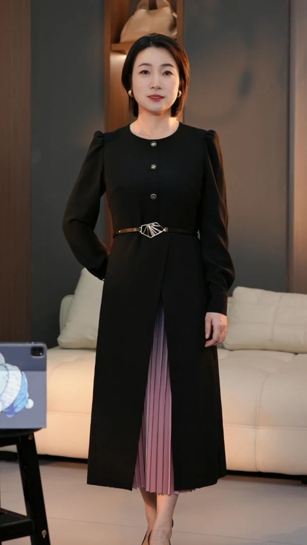 ZOUMO/邹茉【桃下初逢】新法式气质连衣裙高级设计感A30L000240