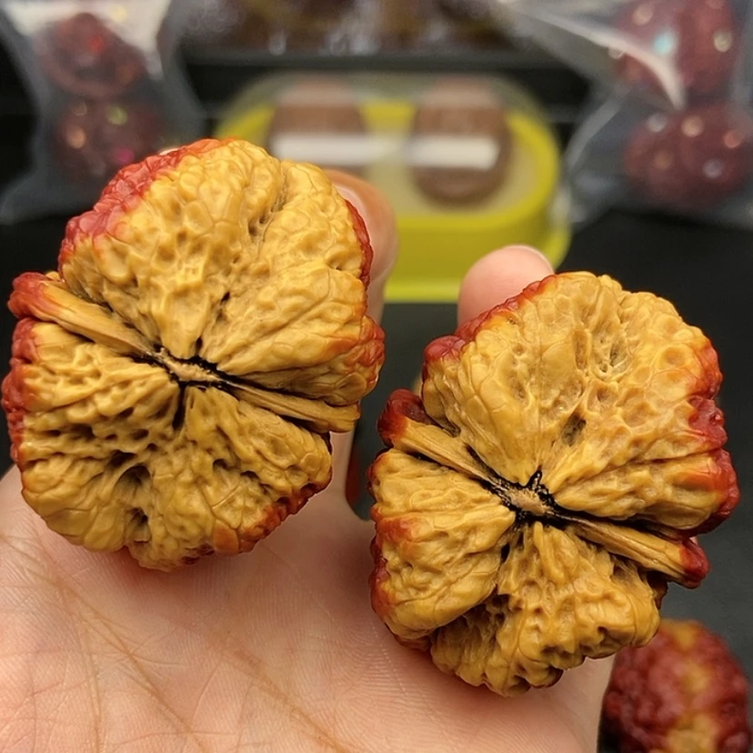 【闪购商品】把件文玩核桃43尺蝴蝶蟾
