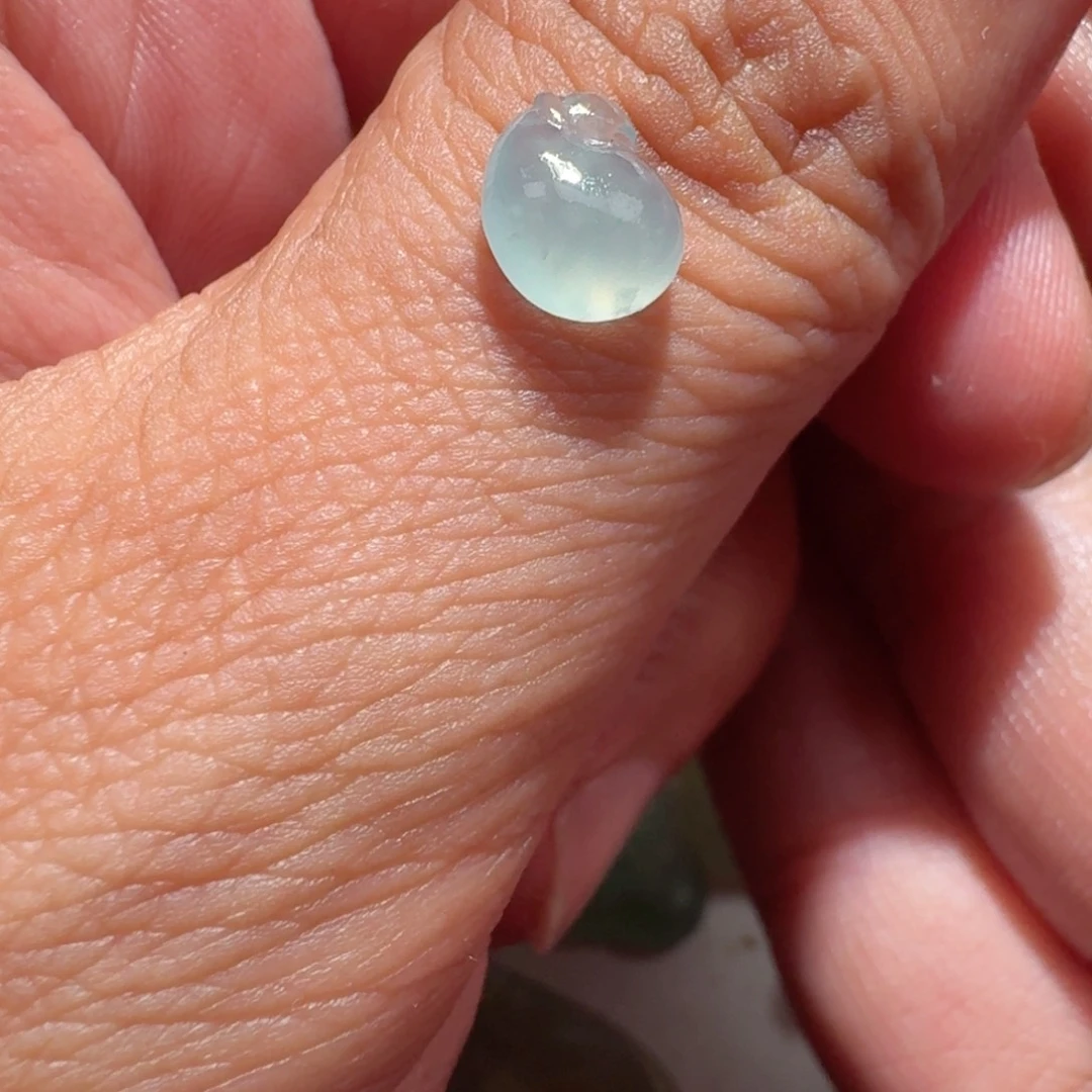 定制翡翠未镶嵌斑**马天然翡翠钱袋