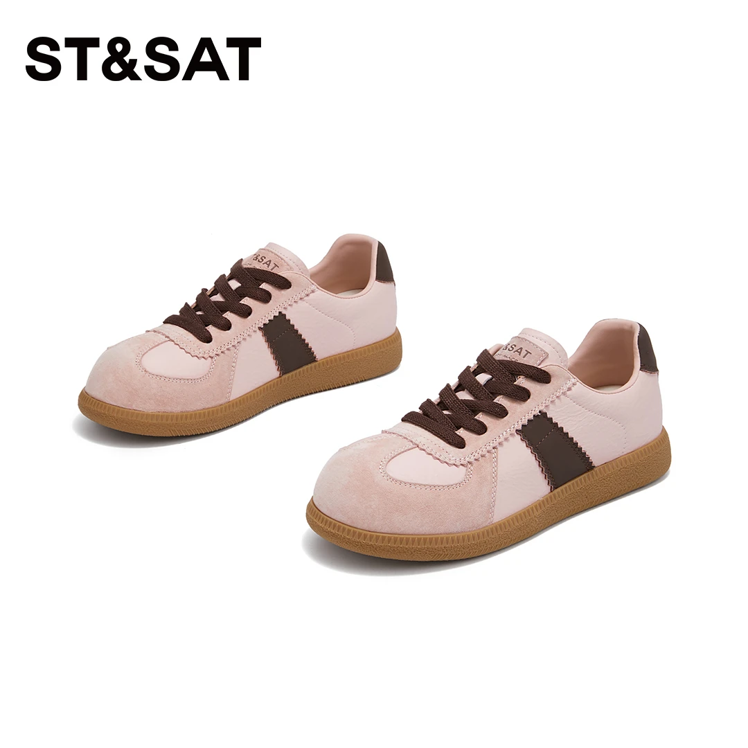 St&Sat/星期六厚底舒适百搭休闲女鞋2025春秋季新款假日风德训鞋
