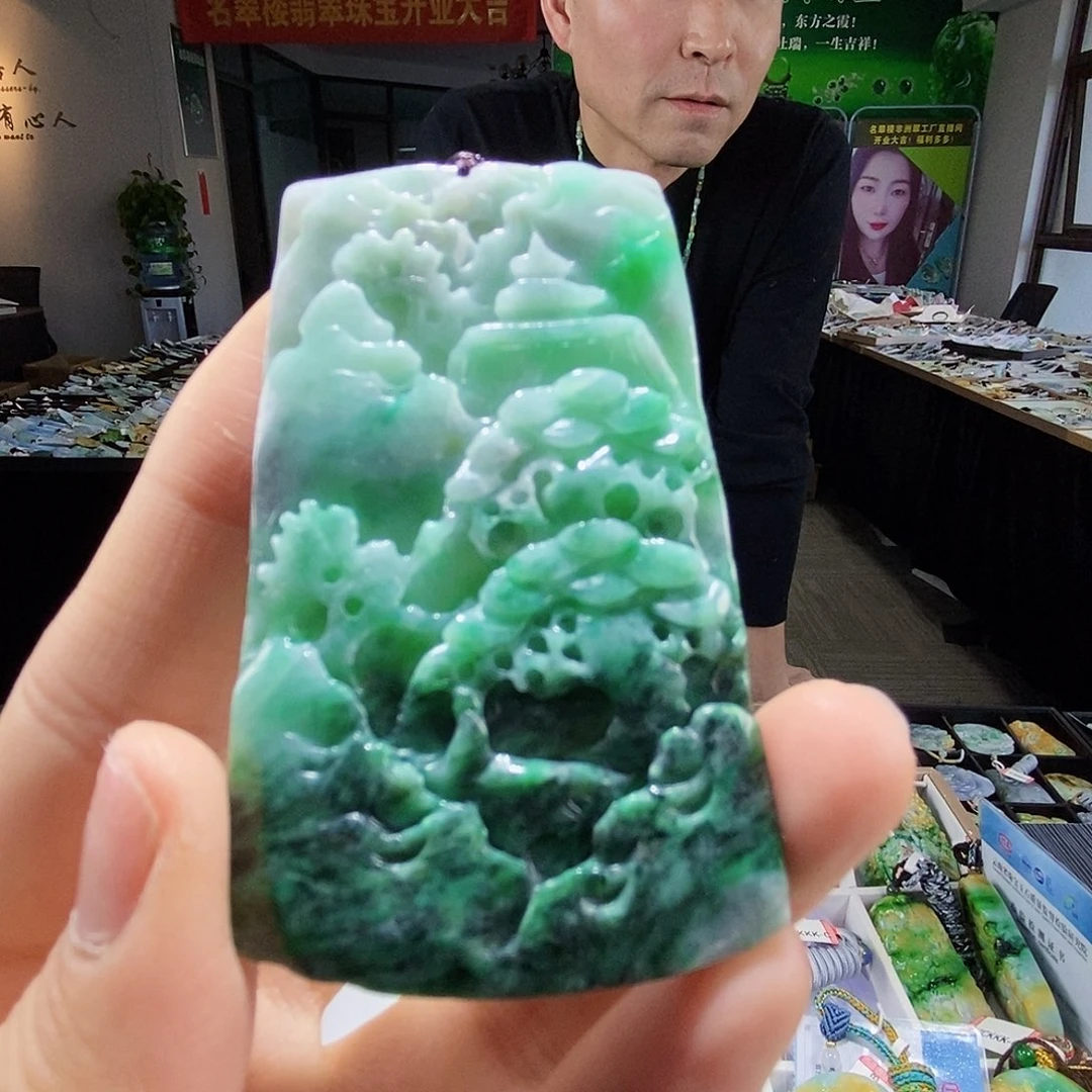 颈饰未镶嵌翡翠翡翠