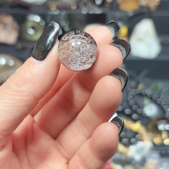 珠宝半成品未镶嵌水晶18mm