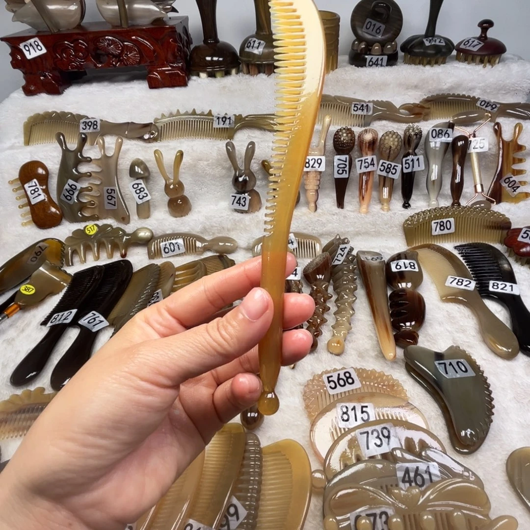 牛角牛角梳牛角梳子