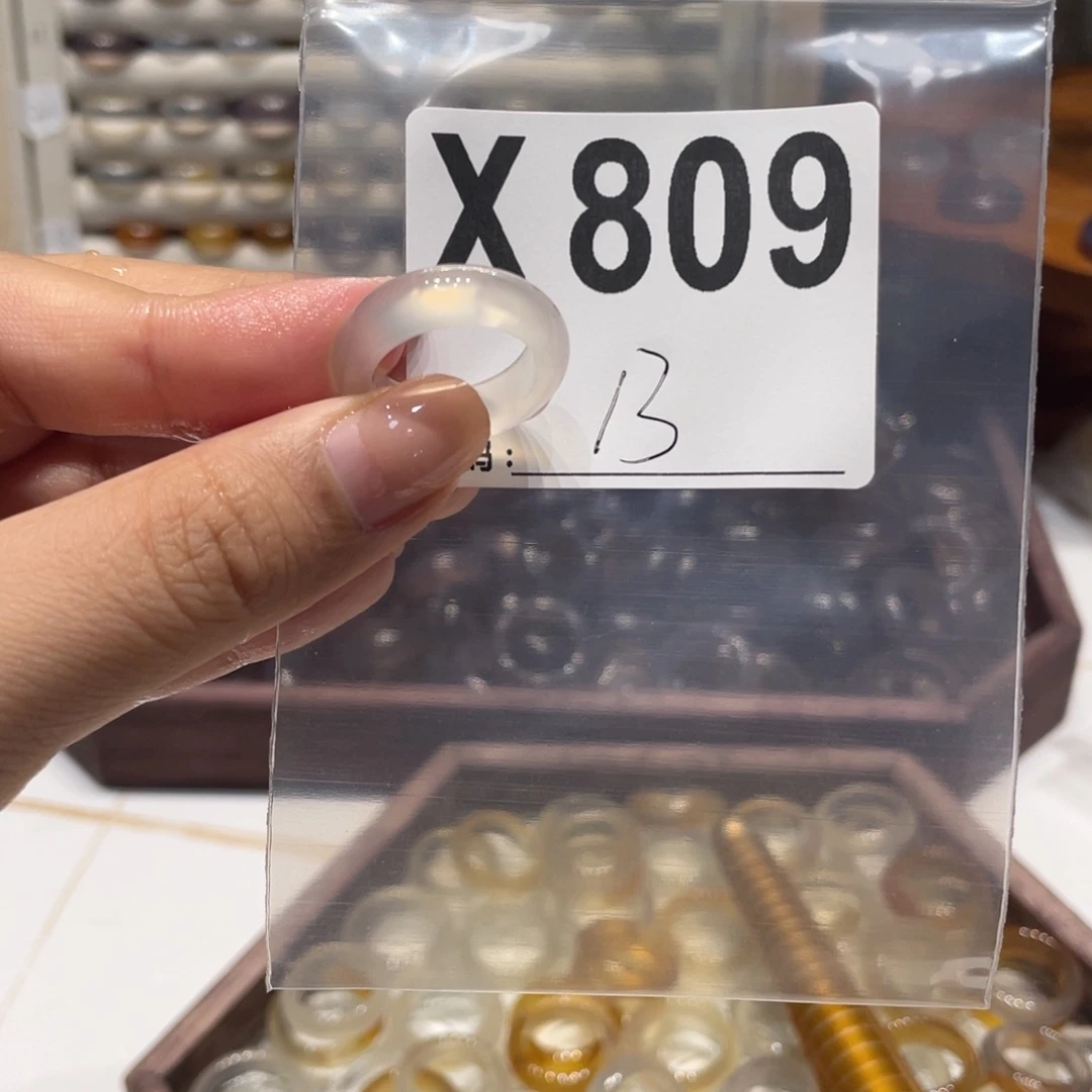 玛瑙/玉髓未镶嵌戒指809