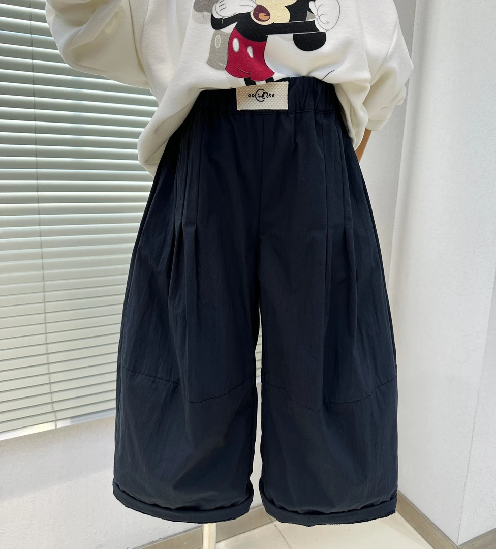 儿童韩范舒适加绒加厚冬装运动裤男童中大童长裤  25565