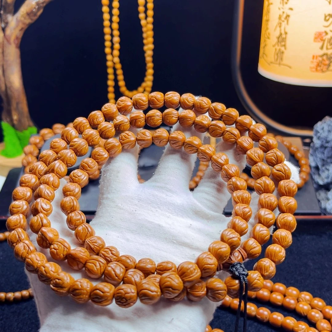 平***黄桃核吊坠野生桃核