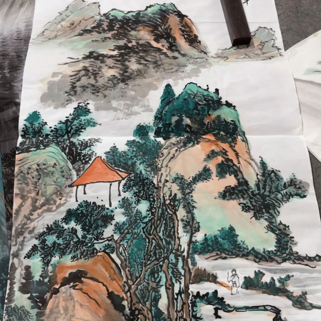 国画国画作品画画一个作品