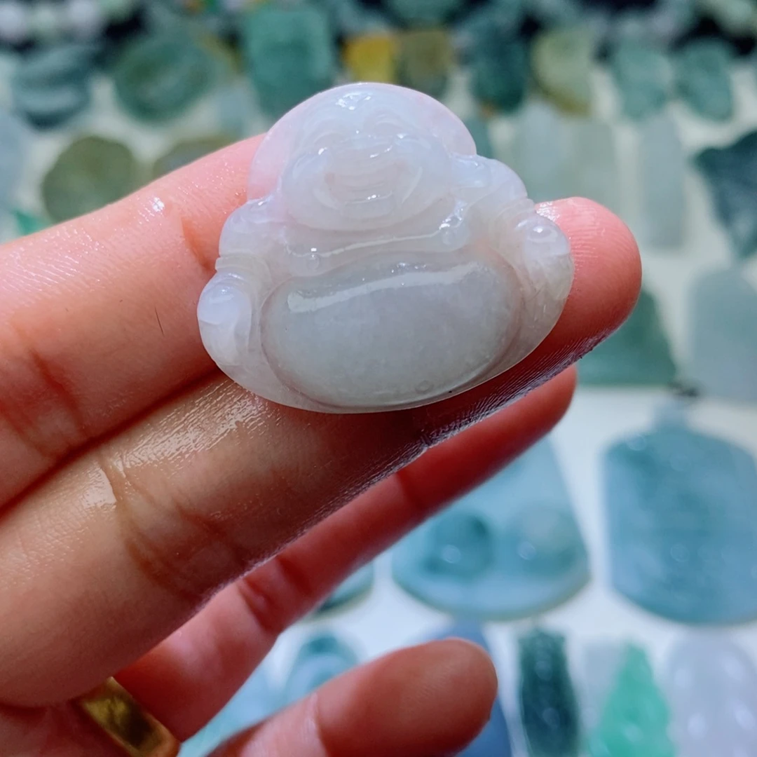 定制翡翠未镶嵌毛货抛光