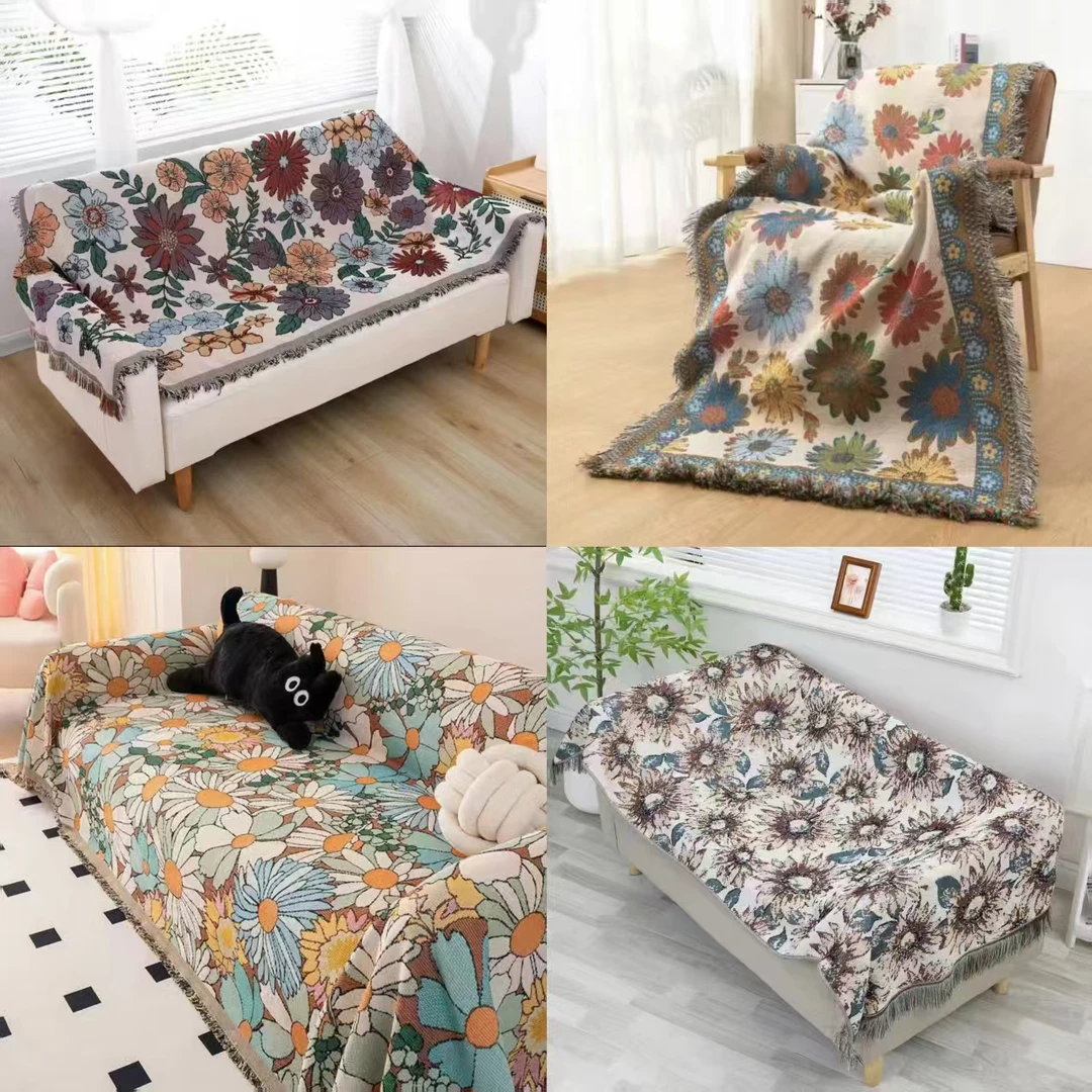 四季轻奢沙发巾顺序发