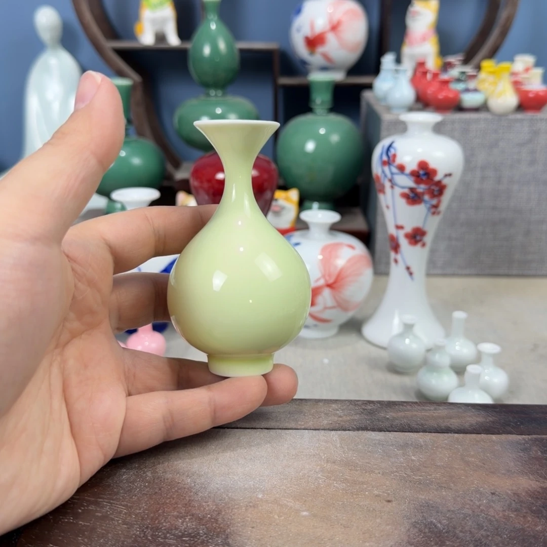 陶瓷手工小花器摆件