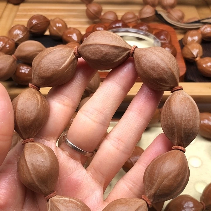 手串橄榄核梅林铁核20 X30头货老核