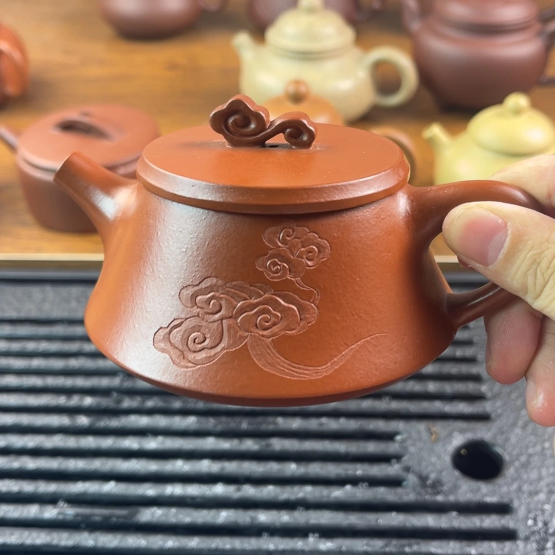 虫***二茶壶紫砂手工制作工艺精湛