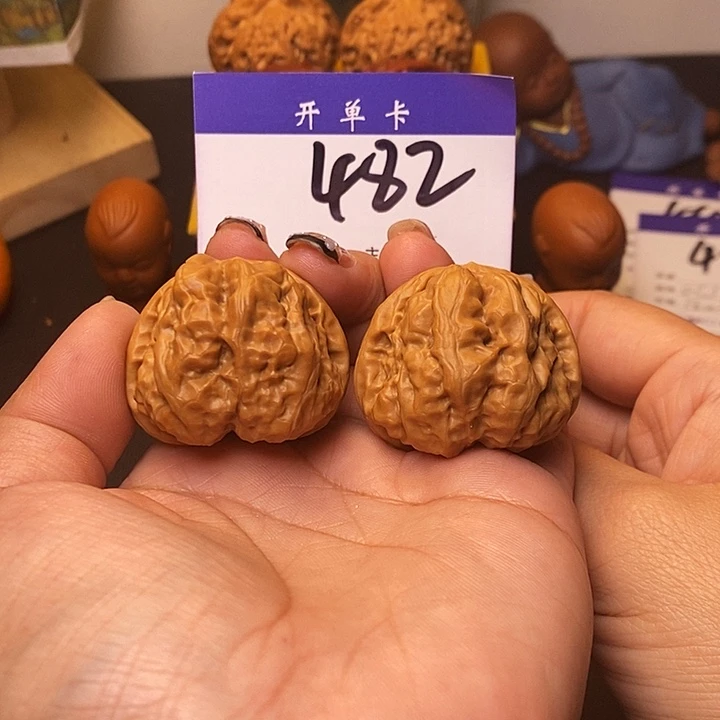 吊坠桃核蛤蟆头40有修s