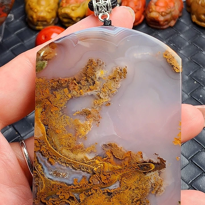 玛瑙/玉髓颈饰未镶嵌用****2
