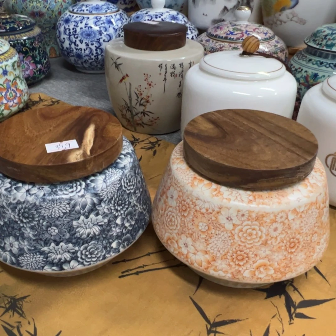 高端家用陶瓷茶叶罐