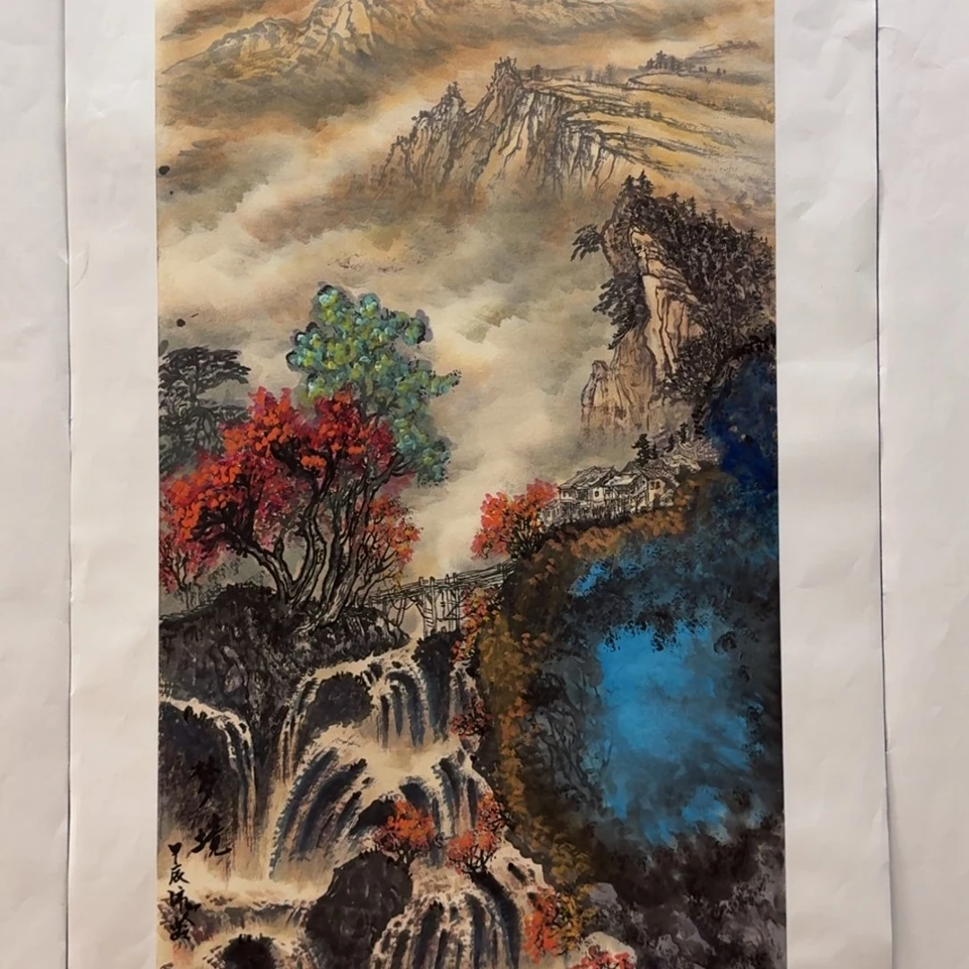国画石老师三尺作品