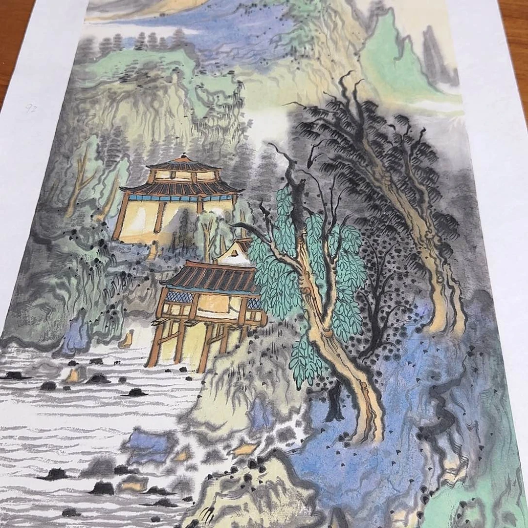 国画艺术家的作品