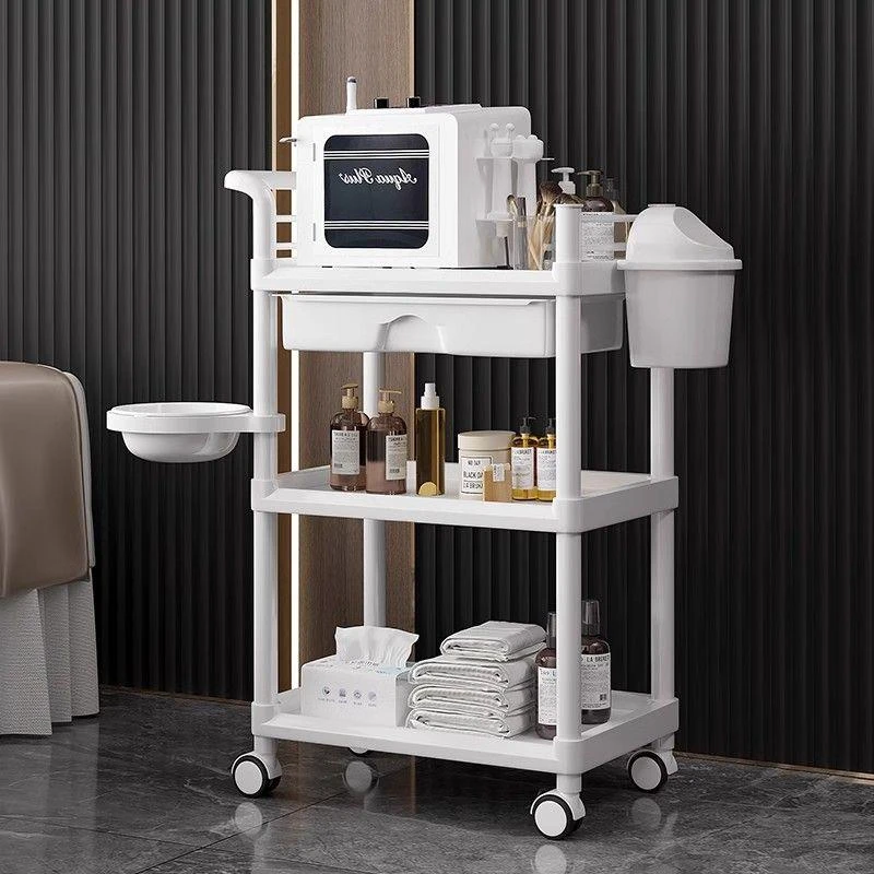 美容院专用小推车美睫美发仪器手推工具车牙科理疗多层置物架推车