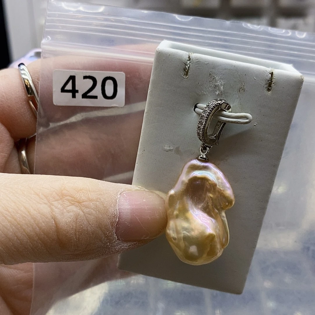 颈饰合金淡水珍珠