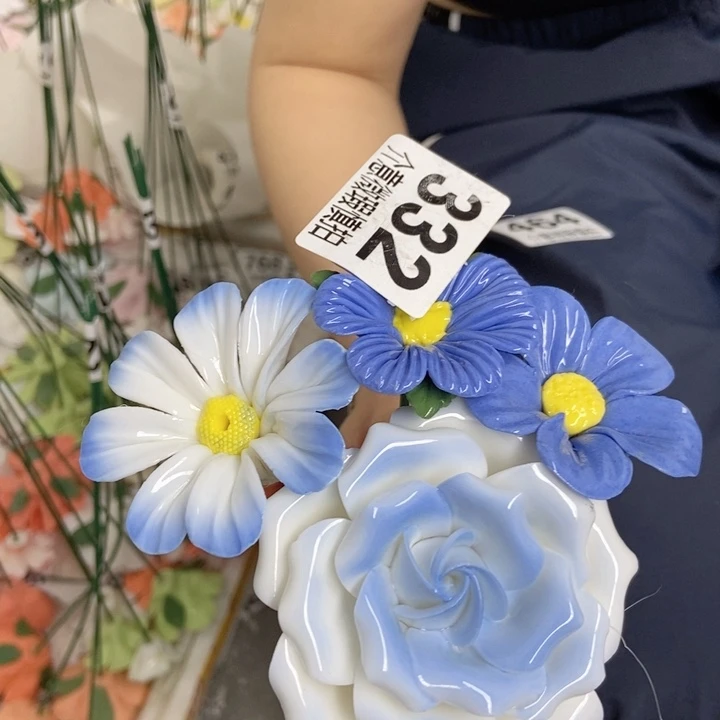 杯手工制作陶瓷花