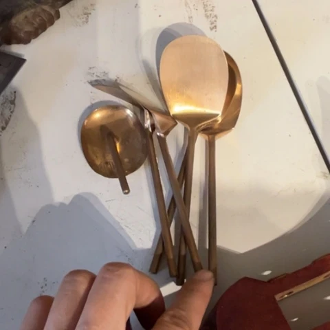 蜜安罐瓷香炉锡茶则