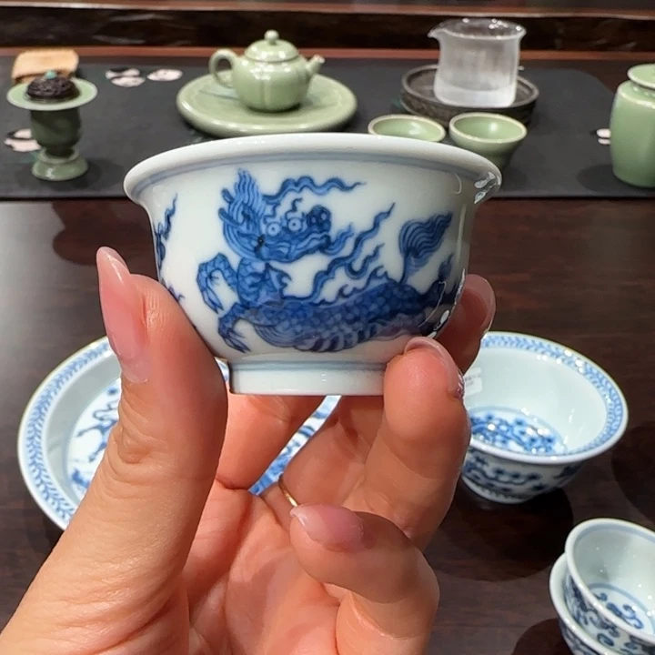 望月怀古mini压手杯麒麟