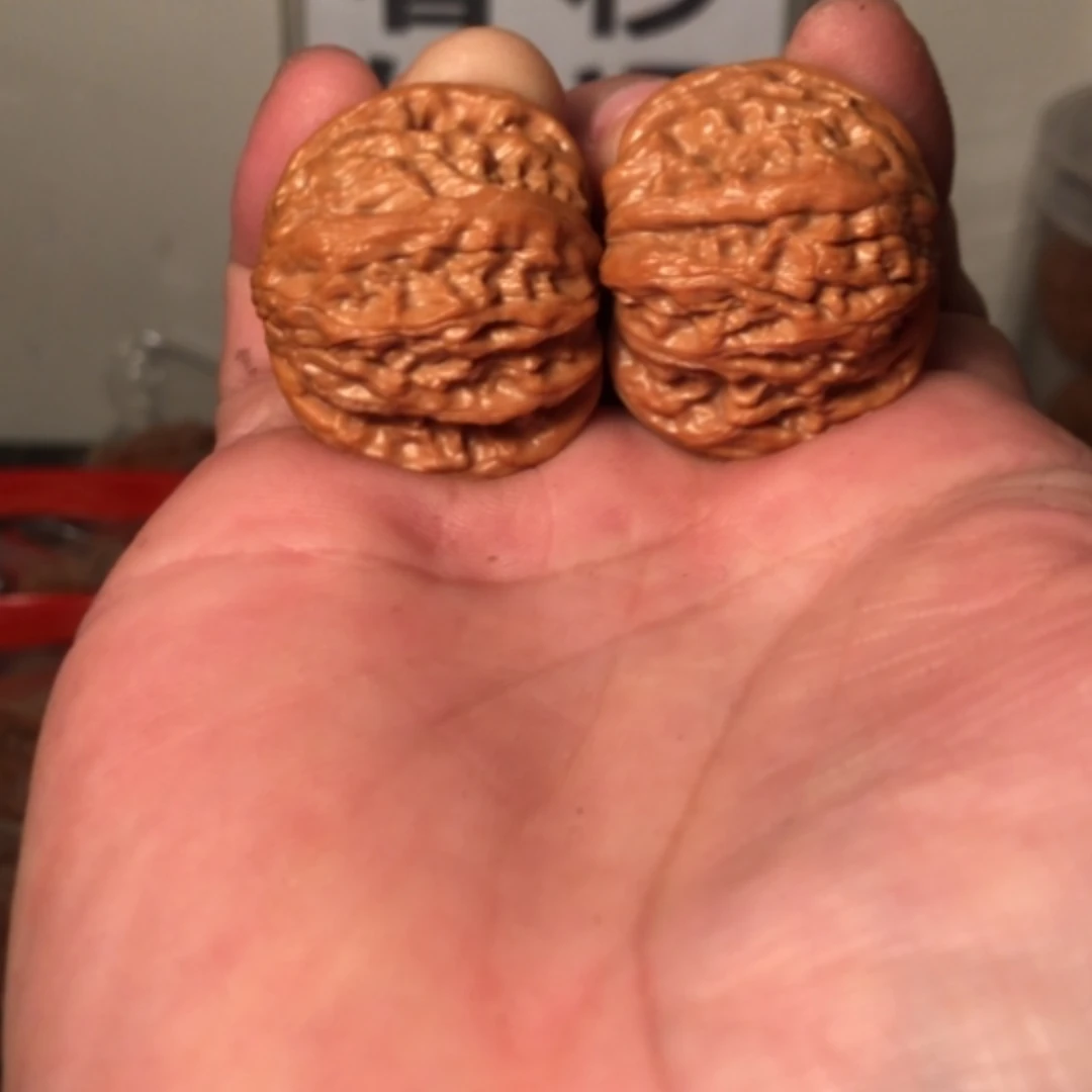 【闪购商品】文玩核桃把件磨盘34